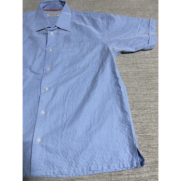 Island Republic Men’s Shirt XL Blue Button Down Short Sleeves - Picture 3 of 11